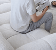 Cora Three Seater Sofa, Boucle