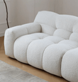 Cora Three Seater Sofa, Boucle