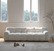 Cora Three Seater Sofa, Boucle