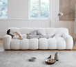 Cora Three Seater Sofa, Boucle