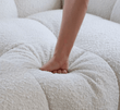 Cora Three Seater Sofa, Boucle