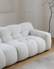 Cora Three Seater Sofa, Boucle