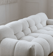 Cora Three Seater Sofa, Boucle