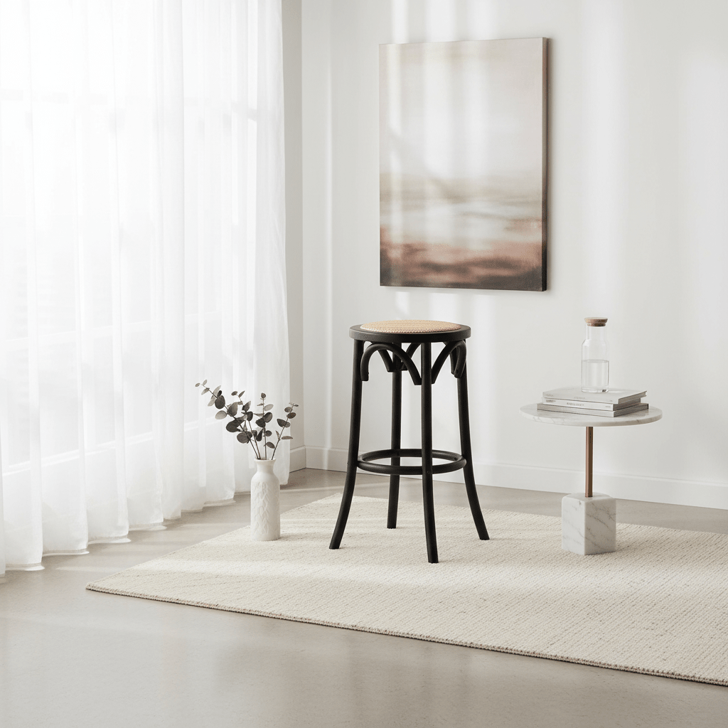 Corso Natural Rattan Stool