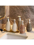 Creative Retro Style Ceramic Push - Type Soap Dispenser With Pump, Hand Soap Bottle, Suitable For Bathrooms Kitchens And Toilets