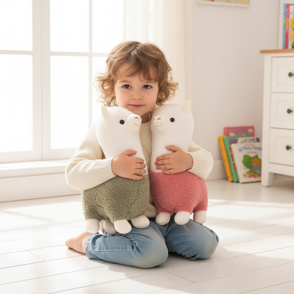 Creative Animal Toy Sheep Cashmere Wool Pillow Doll Cute Dolls Doll Birthday Gift Horse Alpaca