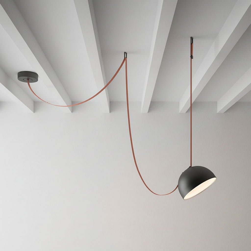 Creative Living Room Dining Room Bedroom Bedside Belt Chandelier