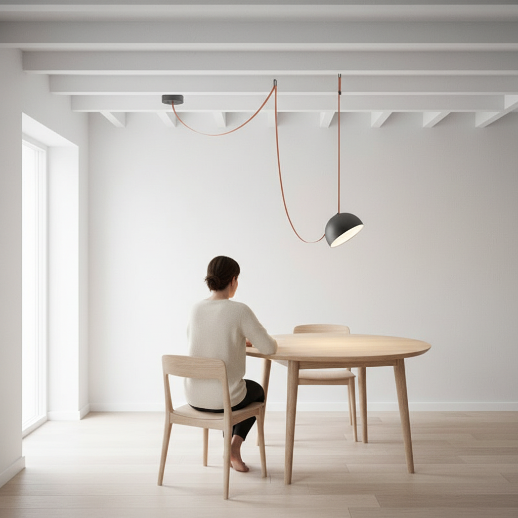 Creative Living Room Dining Room Bedroom Bedside Belt Chandelier