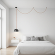 Creative Living Room Dining Room Bedroom Bedside Belt Chandelier