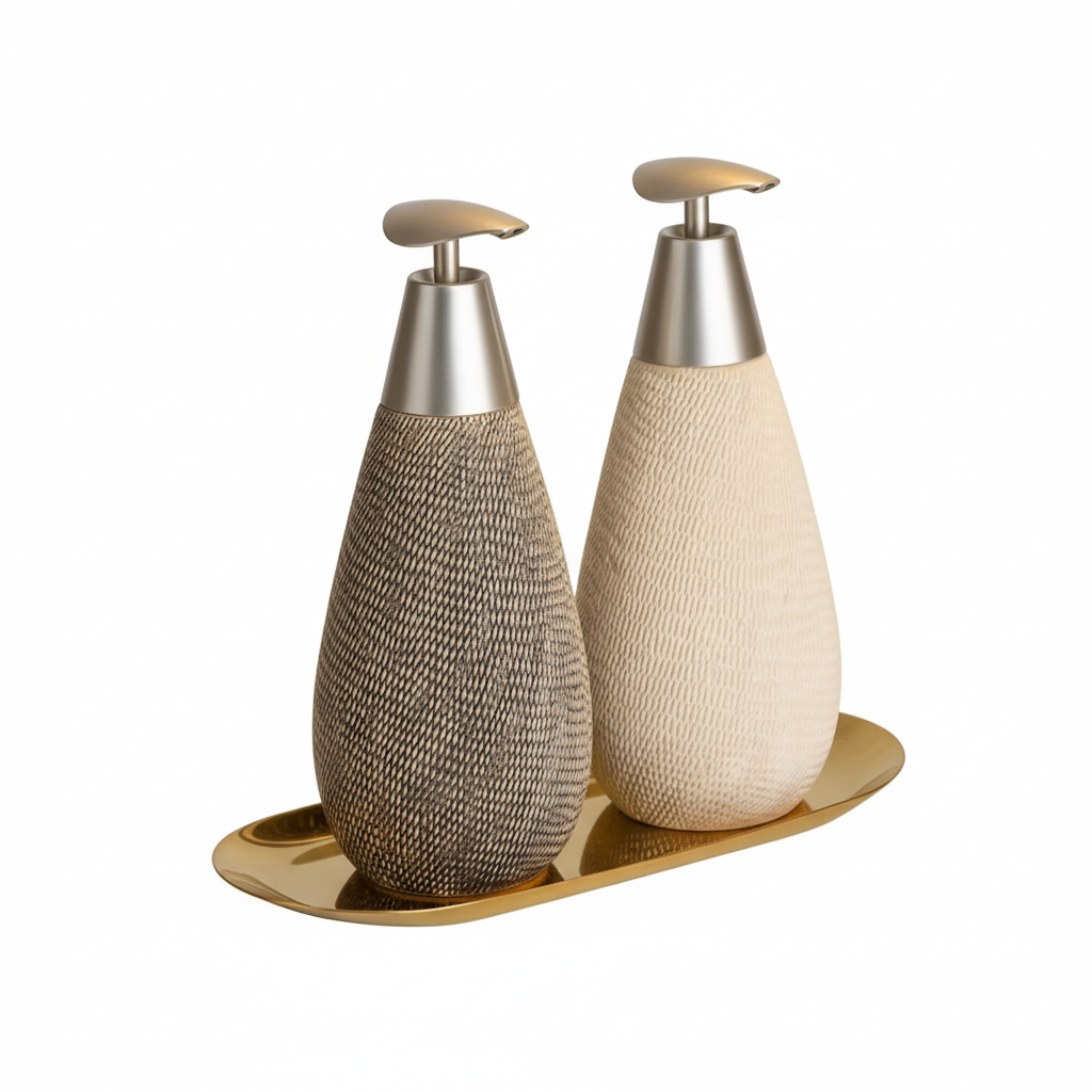 Creative Retro Style Ceramic Push-Type Soap Dispenser With Pump,  Hand Soap Bottle, Suitable For Bathrooms Kitchens And Toilets