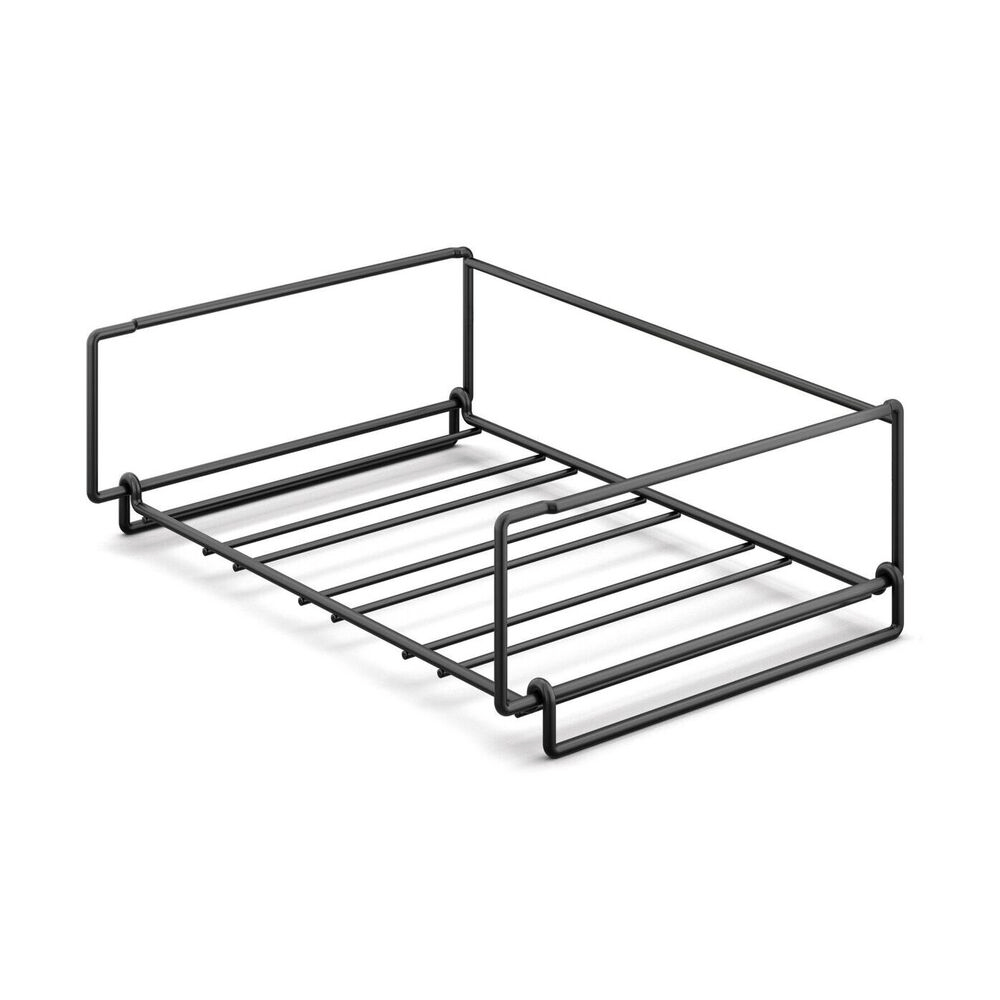 Cubeto Premium Stackable Wine Rack - Powder Coated Black Steel Storage Solution