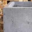 Cubrosa | Onyx Dusk – 55cm Extra Large Concrete Cube Planter – 115L Square Plant Pot
