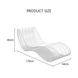 Curved Sunbathing Bed, Aluminium (Clearance)