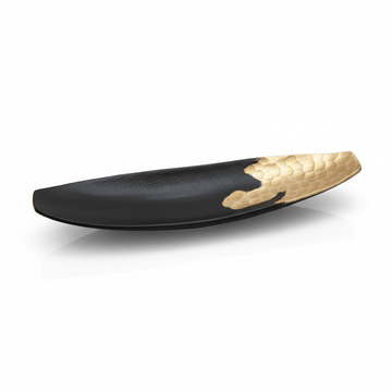 Daito Black and Gold Boat Dish