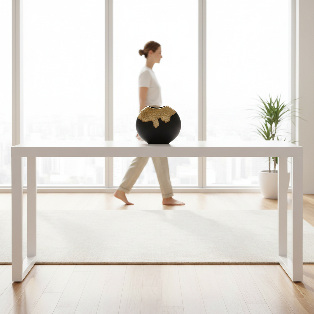 Daito Small Black And Gold Round Vase