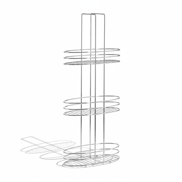 Dara 3 Tier Chrome Bathroom Organiser