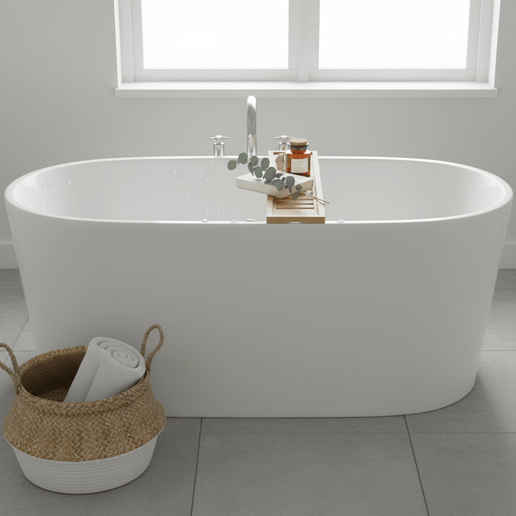 Dara Chrome Wire Hanging Bath Caddy