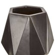Darnell Black Multifaceted Planter - 62cm