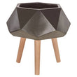 Darnell BlackMultifaceted Planter - 22cm