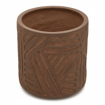 Darnell Brown Planter With Angular Legs