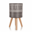 Darnell Large Black And White Finish Planter