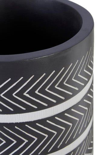 Darnell Large Chevron Planter