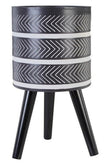 Darnell Large Chevron Planter