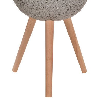 Darnell Large Grey Speckled Planter