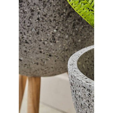 Darnell Large Grey Speckled Planter