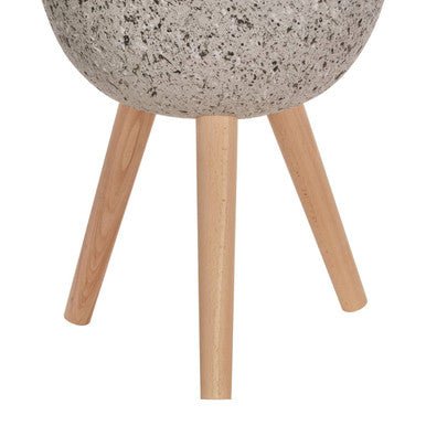 Darnell Medium Grey Speckled Planter