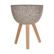 Darnell Medium Grey Speckled Planter