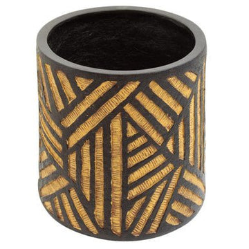 Darnell Natural And Black Planter