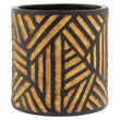 Darnell Natural And Black Planter