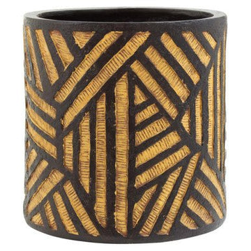 Darnell Natural And Black Planter