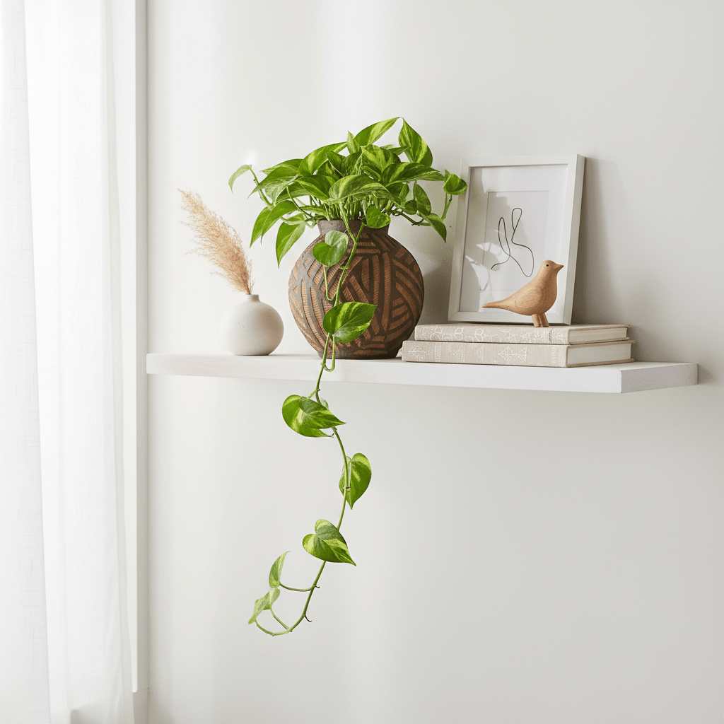 Darnell Round Brown Planter