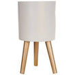 Darnell Small White Planter
