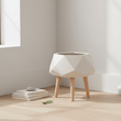 Darnell White Multifaceted Planter