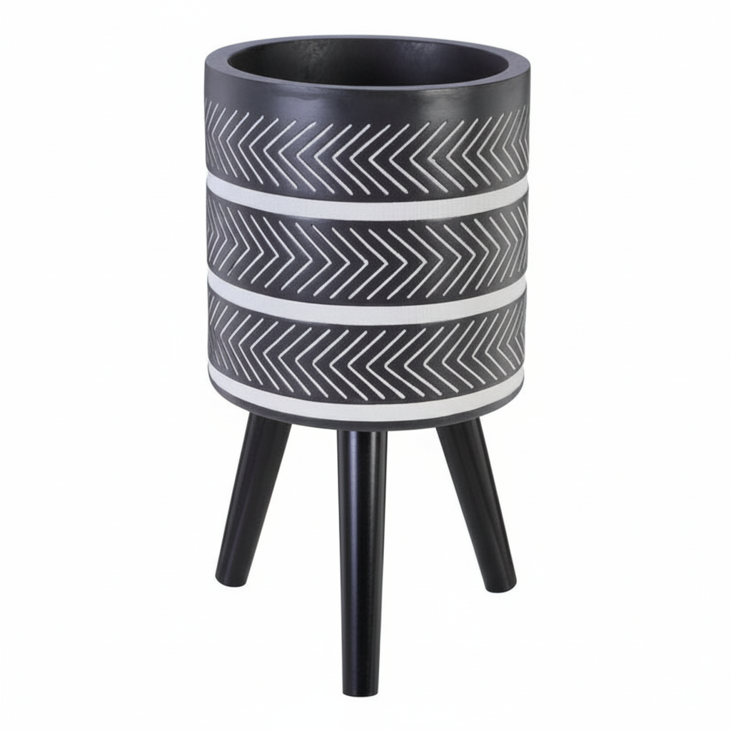 Darnell Large Chevron Planter