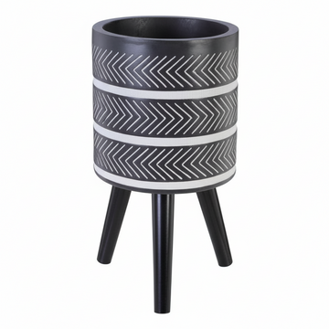 Darnell Large Chevron Planter