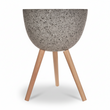 Darnell Large Grey Speckled Planter