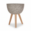 Darnell Medium Grey Speckled Planter