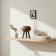 Darnell Natural And Black Tapered Planter