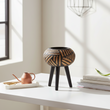 Darnell Natural And Black Tapered Planter