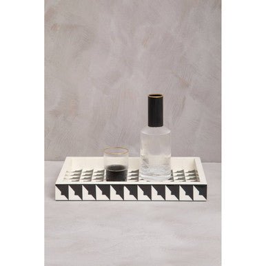 Davino Black And White Tray
