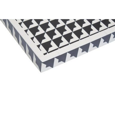 Davino Black And White Tray