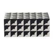 Davino Small Black and White Trinket Box