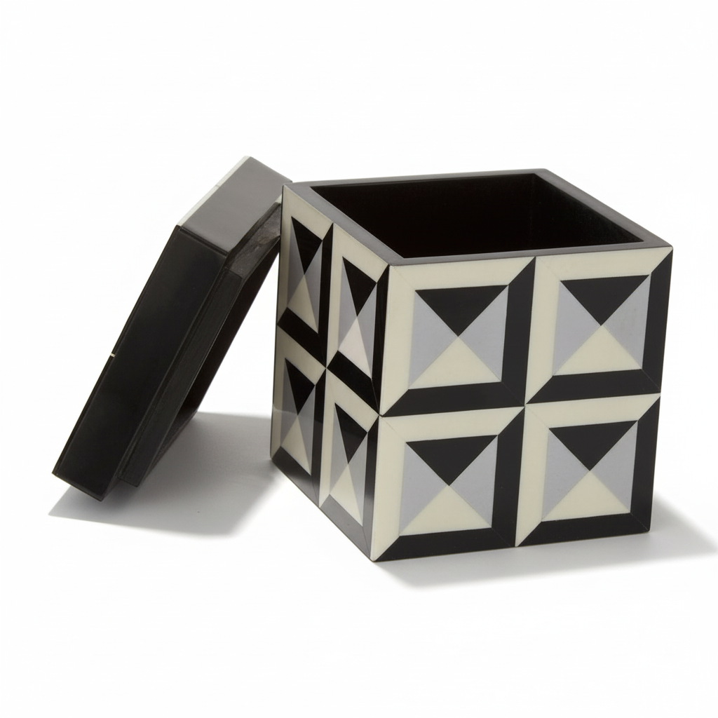 Davino Small Square Trinket Box