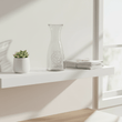 Dayla Clear Glass Embossed Farm Fresh Design 1000Ml Carafe