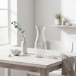 Dayla Clear Glass Embossed Farm Fresh Design 1000Ml Carafe