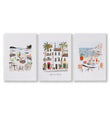 Decor for bathroom as a wrapped canvas
